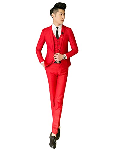 Costume pour mariage et uniforme smoking à un bouton avec veste pantalon gilet