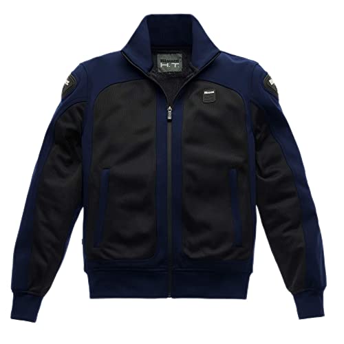 Blauer HT Giacca da moto in neoprene (M, Blu notte)