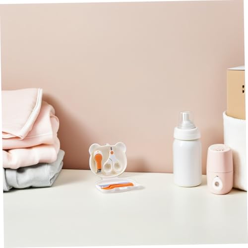 4pcs Baby Grooming Kit: Baby Nail Clippers Set with Case Includes Nail Clippers Scissors Manicure File Tweezers Newborn Manicure Care Kit for Home and Travel Use - Image 5