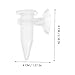 ibasenice 5pcs Mini Shrimp Feeder with Suction Cup for Fish Tank Durable Aquarium Feeding Tube Automatic Shrimp Dropper Easy Installation Keeps Food Place