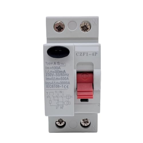 Disjoncteur différentiel de type B 4P 40A 30mA AC pour installation triphasée
