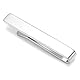 HONEY BEAR 1.57inch Herren Kinder Krawattennadel Krawattenklammer für schmale Krawatten Tie Clip 4cm (Glänzendes Silber 4cm Upgrade mit Box)