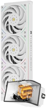 Thermalright Grand Vision 360 ARGB – Raffreddamento A Liquido CPU Con Schermo LCD 3,4'' IPS 480x480, Per Intel E AMD