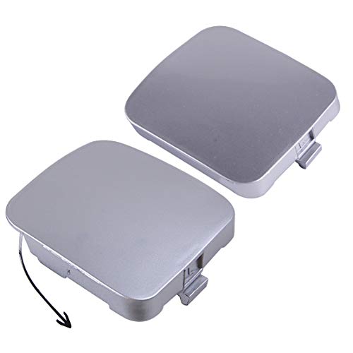 Citall 1 Pair Silver Left & Right Front Bumper Tow Hook Eye Cover Cap Fit For Toyota Rav4 2009-2012 #TOP18