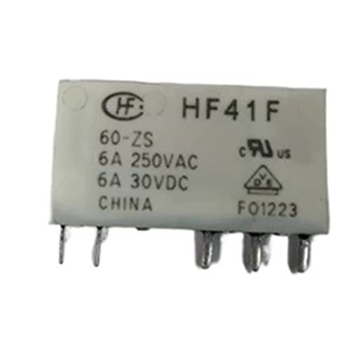 Relés HF41F 60-ZS 60VDC para sustituir componentes desgastados en maquinaria