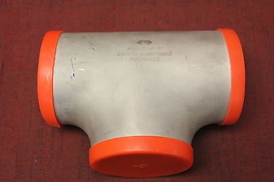 EN A/SA403 WP-W 3" Stainless 40S 7B6KO TEE Butt Weld Fitting New