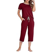 MoFiz Pijamas Verano Mujer Corto Juego de Pijama Ropa de Dormir