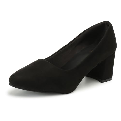 Image of Denill Women Solid Pumps Heels for Office, Party and Formal Occasions