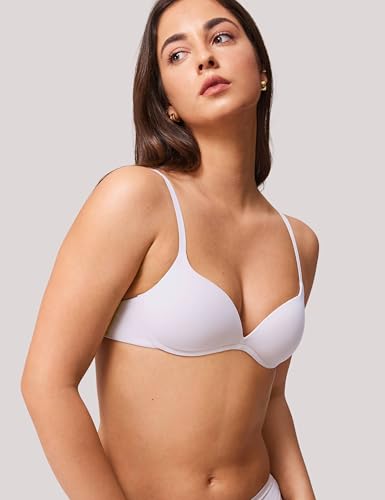 Image of Wireless Lift Up Bras for Women Small Breasted T-Shirt Wirefree Padded Bras 32AA-38A