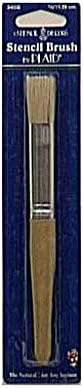 Plaid Stencil Decor 5/8 in. W Round China Bristle Stencil Paint Brush