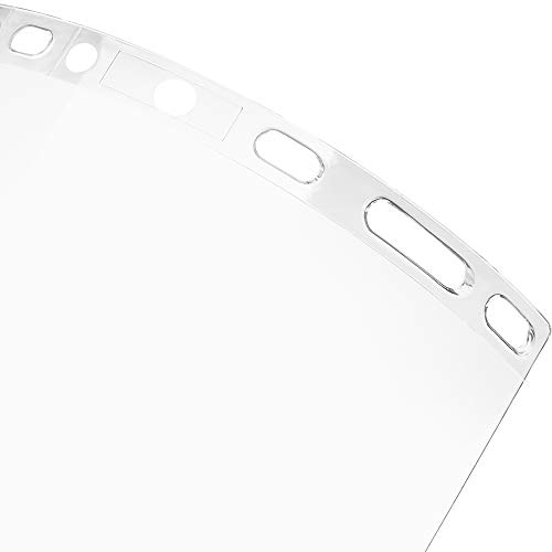 Sellstrom Replacement Window For 301 Series & Univeral Hole Pattern For Various Safety Face Shields, V-Shaped Uncoated Polycarbonate, Clear Tint, S37701 #TOP1