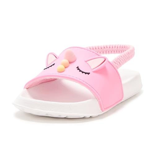 Sandales à enfiler pour bébés filles avec sangle arrière