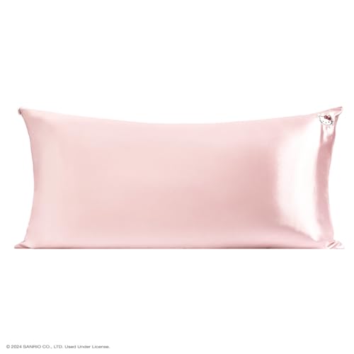 Kitsch Kissenbezug aus Satin mit Hello Kitty-Motiv, Reißverschluss, gut für Haare, weicher als Seide, kühlend, maschinenwaschbar… – Ansicht 2