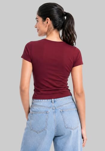 Image of Wear Your Opinion Women's Fitted Top Summer Printed Tshirt Cuddle Baby Tees Short Sleeve 220 GSM Soft Fabric