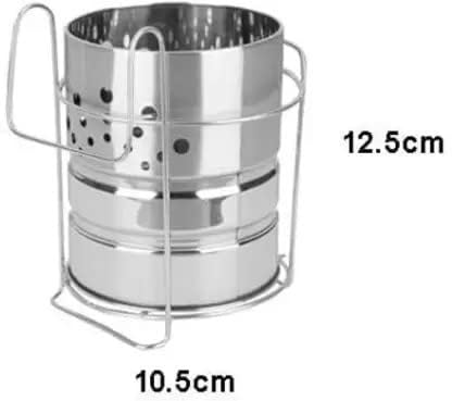Image of ALTRON Stainless Steel Cutlery Holder for Kitchen Countertop, Self Draining Utensil Organizer Stand for Spoon Fork Knife, Kitchen Utensil Holder & Cutlery Storage Rack