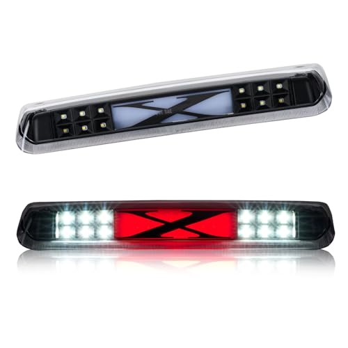 Image of Third 3rd Brake Light LED for 2004 2005 2006 2007 2008 Ford F150, High Mount Rear Brake Lights Assembly for 04-08 F-150, Waterproof Center Cab Cargo Lamp Stop Light (X Style)