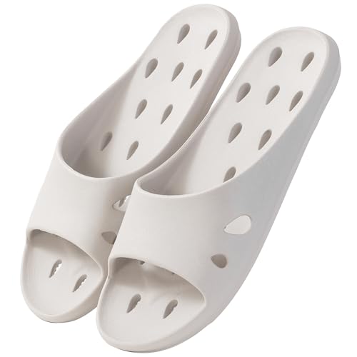 [zenHome] スリッパ サンダル ユニセックス 甲高 幅広 普通足型快適フィット バス 穴あきソール EVA 軽量 水切れ設計 フリーサイズ