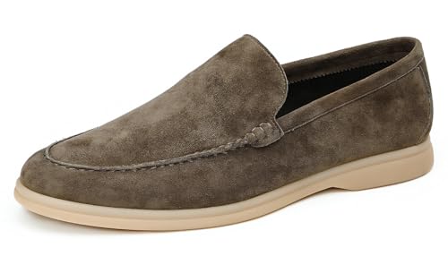Mens Dress Shoes Loafers Slip-Ons Suede Slippers Fashion Casual Business Prom Penny Loafers Boat Walking Summer Shoes