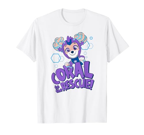 T-shirt PAW Patrol Aqua Pups Coral vêtement enfant sirène bleu