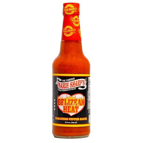 Marie Sharp's Belizean Heat Hot Sauce 10 oz sauce piment habanero rouge