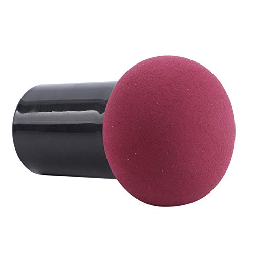 FGJFJ Pinceau Éponge Correcteur Tête de Champignon Fond de Teint Crème Liquide Pinceaux Cosmétiques,vin rouge Cover