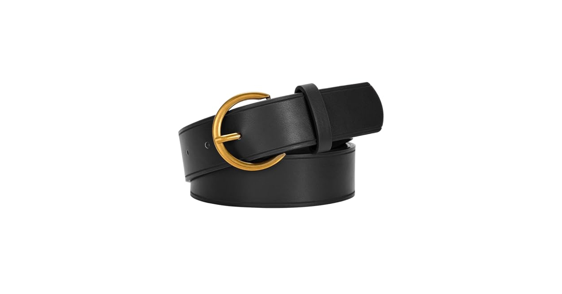 えりちゃん様　serapis BLACK LEATHER BELT Exclusive* Seibert Belt - Black Leather - PAIGE