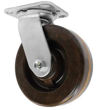 5" X 2" High Temperature Phenolic Wheel Swivel Caster - 750 lbs Capacity