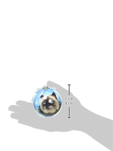 Himalayan Cat Christmas Ornament Shatter Proof Ball