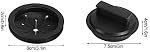 Garbage Disposal Stopper, 3 Inch Garbage Disposal Splash Guards and Splash Guard, Universal Rubber Food Waste Disposer in Sink