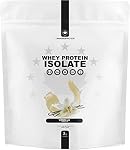 Canadian Protein 100% Whey Isolate 27g of Protein | 2 kg of Vanilla Flavoured Low Carb Keto Friendly Workout Recovery Drink | Protein Powder Rich in BCAA Amino Acids