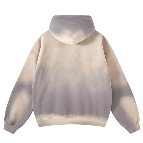 Tie Dye Gradient Hoodie Men Streetwear Oversized Hoodie Vintage Spring Autumn Loose Hoodie Male2