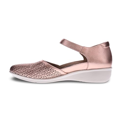 Image of Revere Osaka Mary Jane - Premium Leather - Orthotic-Friendly Removable Insoles - Adjustable Strap - Arch Support - Stylish Wedges for All-Day Comfort