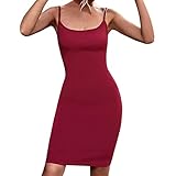 Women's Spring and Summer Sexy Backless Strapless Dress Bottom Skirt Casual Dress Flowy Maxi Dresses for Women Wine