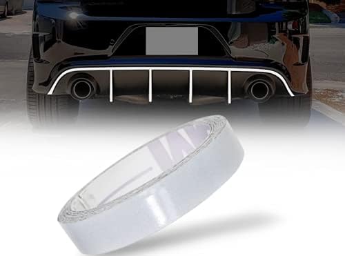 White 3M Reflective Stickers Vinyl Pinstripe Safety Warning Tape