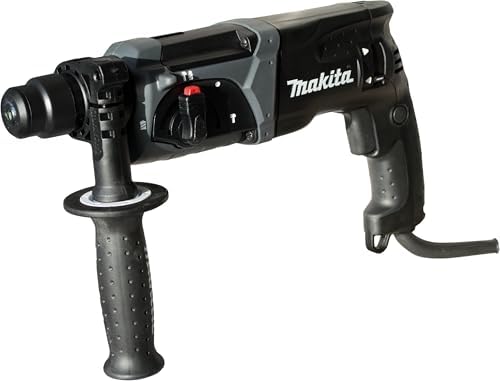 Bild 1 - Makita HR2470BX40 Kombihammer inklusiv SDS-PLUS Bohrer-Set im Transportkoffer, 780 W, 230 V, Black Edition, inkl. SDS-PLUS Bohrerset