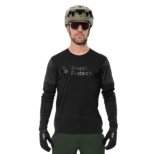 Sweet Protection Herren Hunter Merino Hybrid Ls Trikot, Black, M
