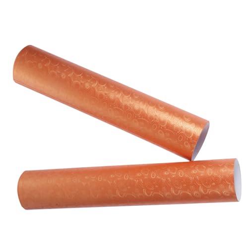 Happyyami 伸縮可能なポスターチューブ 金銅色 アート作品 設計図 書類保護用 拡張式収納ケース ポータブル画筒 贈答用包装ボックス