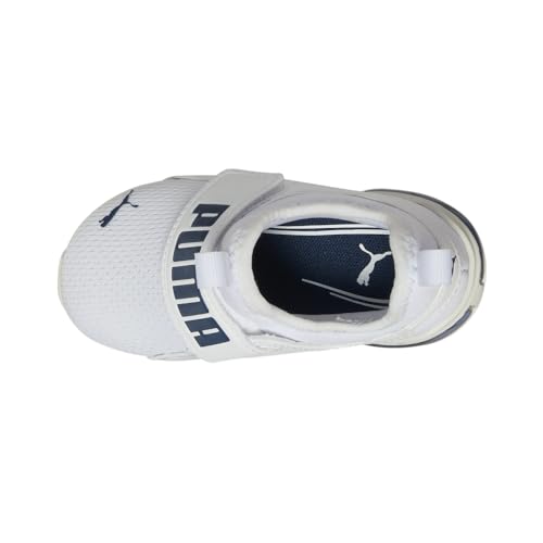 PUMA Toddler Boys Axelion Slip On Sneakers Shoes Casual - White4