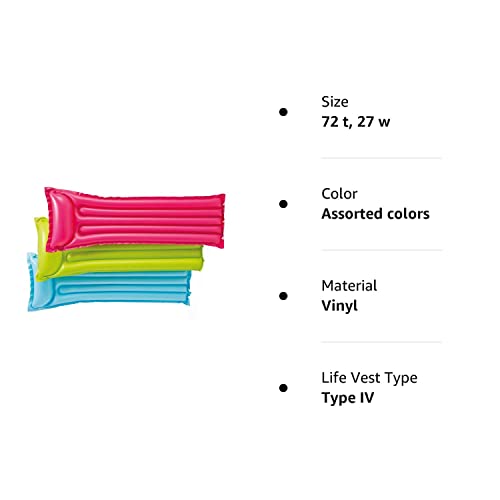 Set Of 2 Intex Mat Relax-A-Mat Float Water Swim Pool Lake Raft Tube Flotation #TOP7