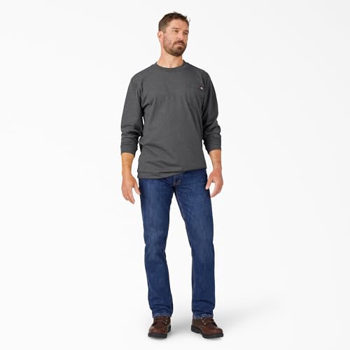 Image of Dickies Men's Big and Tall Long Sleeve Heavyweight Crew Neck