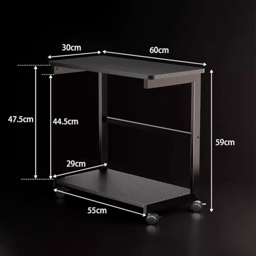 Soporte para CPU Soporte de Escritorio para Chasis de Computadora Base Bandeja con Soporte de Altura Removible (Negro) miniatura 2