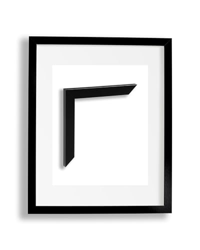 Cadre photo puzzle 33x95 cm noir pour décorer votre salon avec RahmenMax