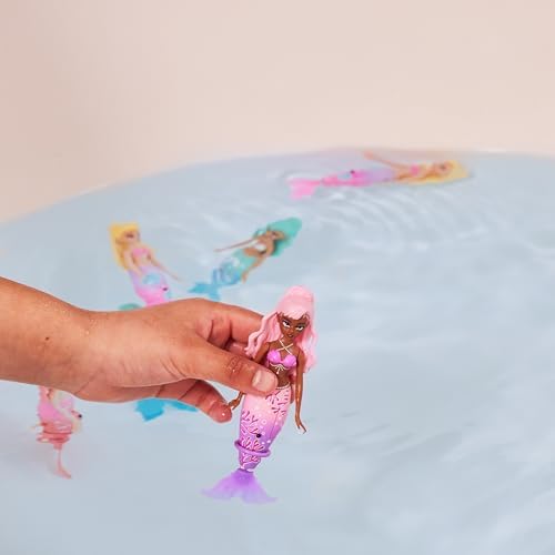 Pets Alive Magic Swimming Mermaid 2 Pack (Sea Shell & Sea Wave) by ZURU – Robotic Mermaid Doll for Water Play, Swims Automatically, Bath Toy for Girls & Boys Ages 3+ - 5