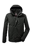 Sin PFC Killtec KOW 161 MN Jckt Chaqueta Funcional con Capucha Desmontable, Dunkeloliv, Small para Hombre