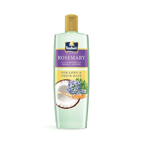 Image of Parachute Advansed Rosemary enriched Coconut Hair Oil For Promoting Hair Growth, 200ml| Up to 2x Thicker Hair| Nourishes & Strengthens Hair| Prevents Hair Thinning & Breakage| Dermatologically Tested Hair Oil| For Men & Women| Non-Sticky Formula