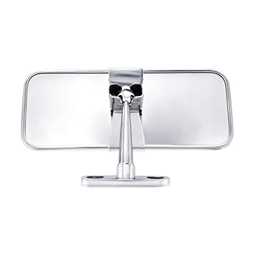 United Pacific-M1003 Cobra Style Interior Rearview Mirror, 2.5 Inch X 6 Inch - Thumbnail 6