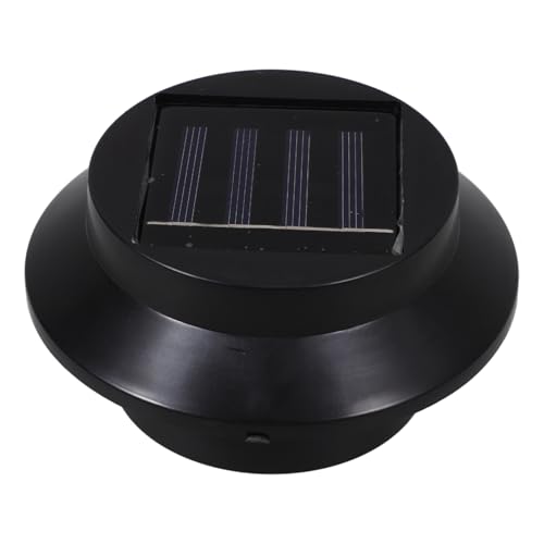 OSALADI 6pcs Solar Fence Lamp Light Outdoor Lighting for Gardens Lawns Walkways and Yards Durable Construction Creative Design Easy Installation