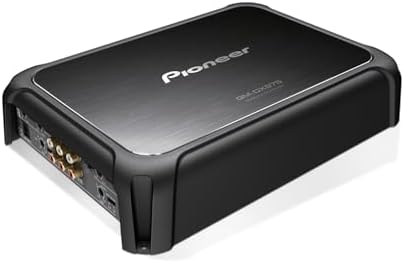 Pioneer GM-DX975 5-Channel Car Amplifier – 2000W Max, Efficient Class D, Bass Boost Control, Remote Bass Knob Included, Hi-Res Certified, Gold terminals, Full System amp with bass Control