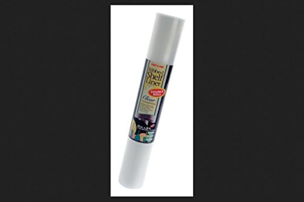 Warp's Plast-O-Mat 20 ft. L x 24 in. W Clear Non Adhesive Ribbed Shelf Liner