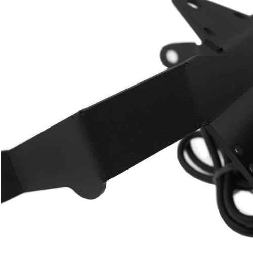 Support de plaque d'immatriculation moto réglable avec feu LED arrière pour S 650